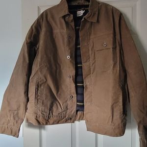 Flint and Tinder Waxed Trucker Jacket sz L